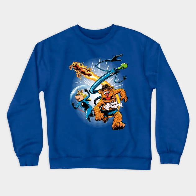 The Muptastic Four Crewneck Sweatshirt by djkopet